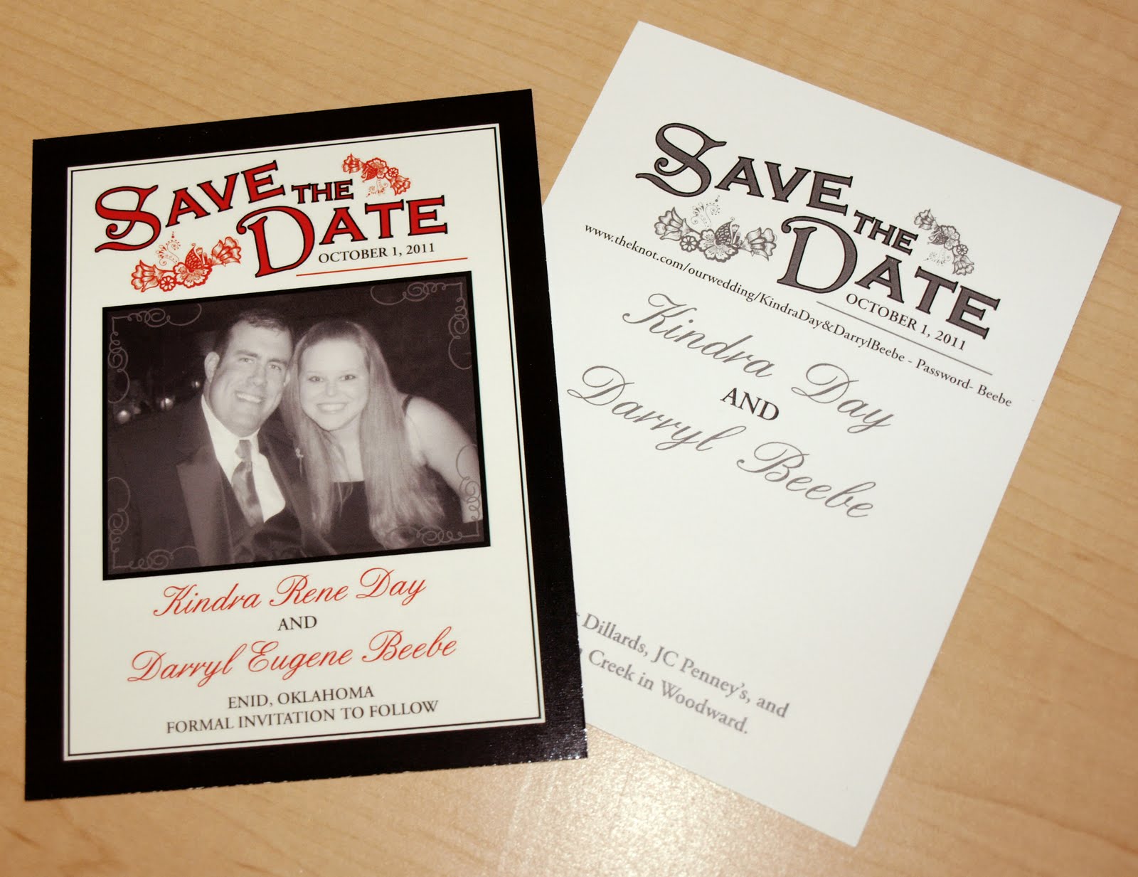 Leslie Earnest Studios: Classy Save the Date Cards