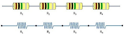 resistor yang dirangkai seri