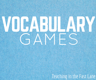 Vocabulary Games-keep your students involved with your word wall, don't let it become part of your classroom decor!