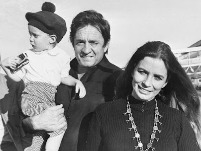 Johnny cash June Carter and their son