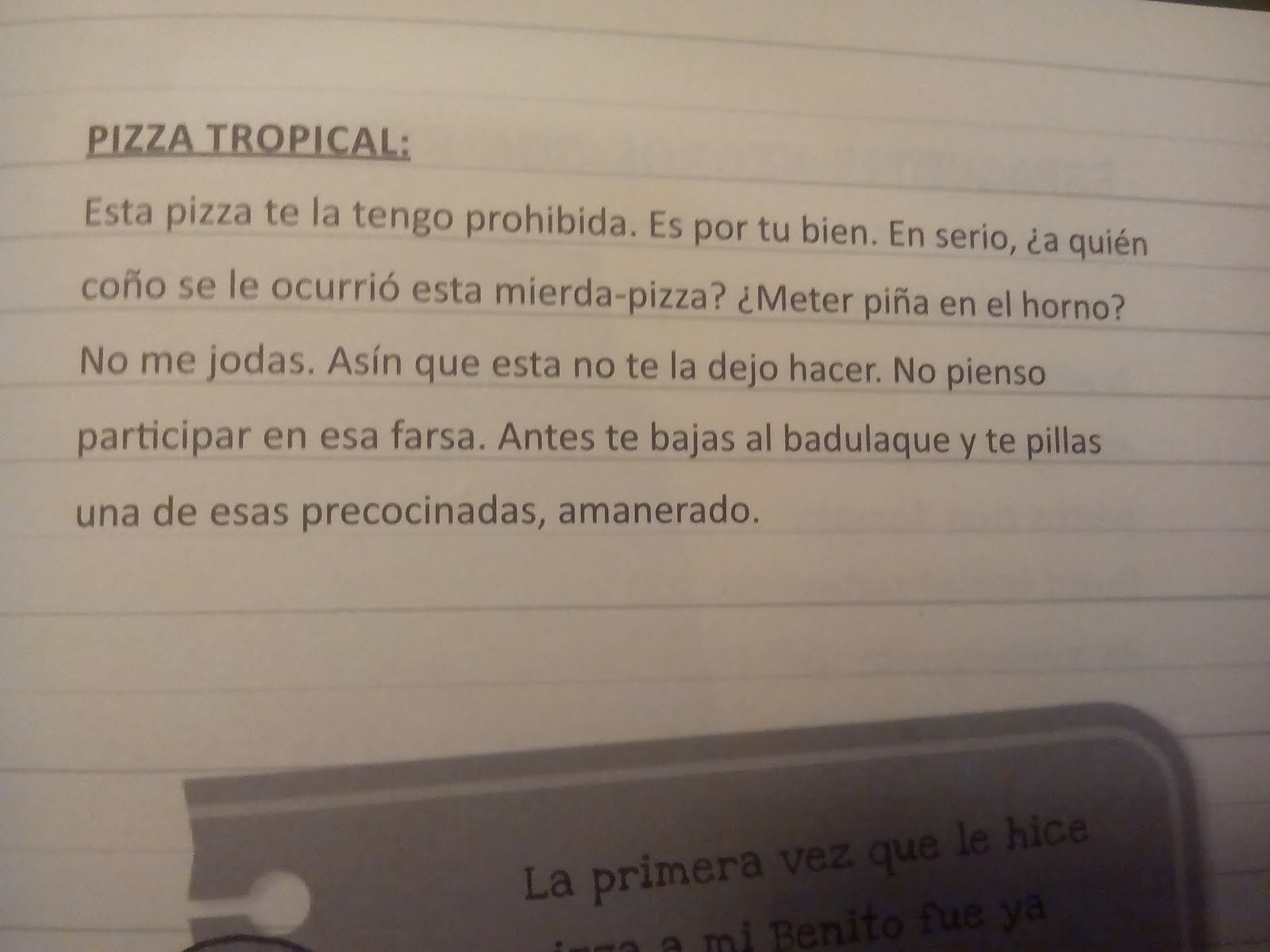 las putas recetas de la yaya