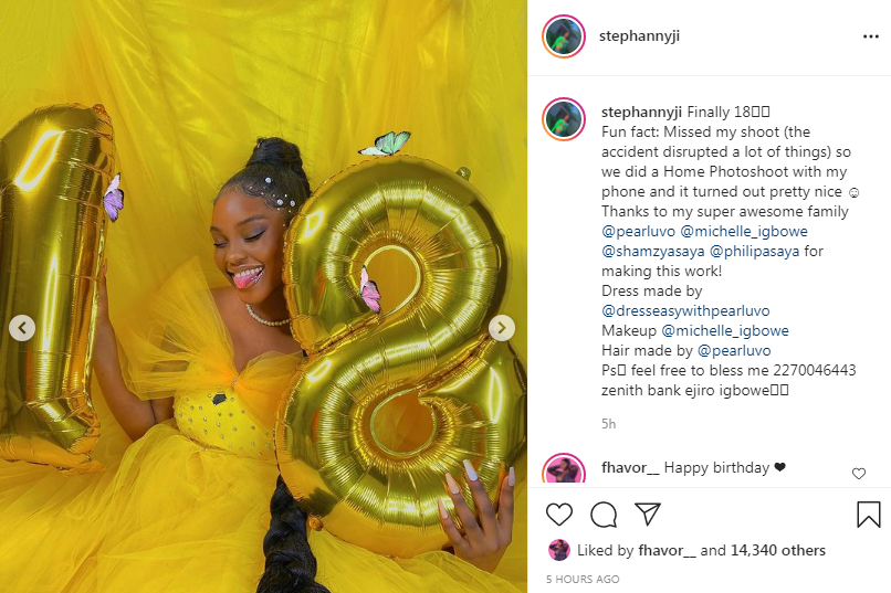 Photos: Model & Influencer, Stephanny Igbowe Turns 18