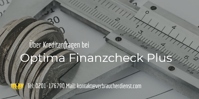 Titelbild: Forderung von SO Rechtsdienstleistungen für Optima Finanzcheck Plus