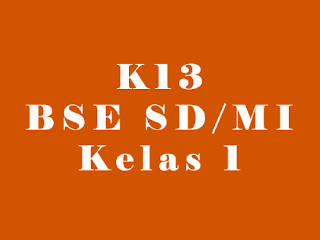 Download Kumpulan Buku Elektronik BSE SD/MI Kelas 1 Berbasis K13