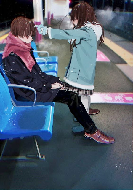 Gambar anime romantis couple