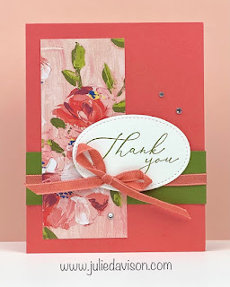 Stampin' Up! Sale-a-Bration 2021 Heal Your Heart + Fine Art Floral Card ~ www.juliedavison.com #stampinup #saleabration #sab2021