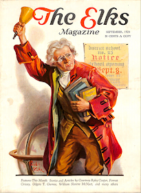 Cover by Paul Stahr for The Elks magazine 1924 September