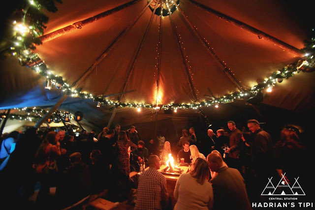 Hadrian's tipi pop-up opens in newcastle for the festive period