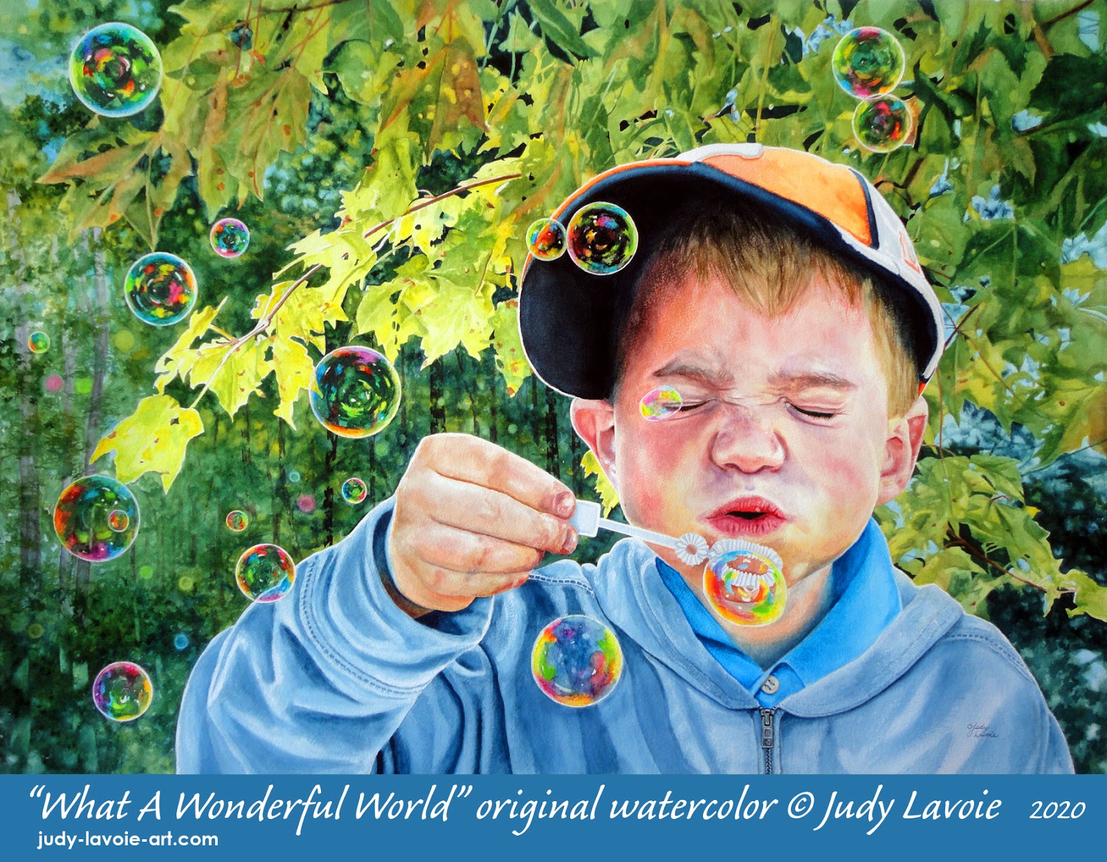 What A Wonderful World Judy Lavoie Art
