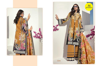 M print vol 3 pakistani Cotton dress Material catalog