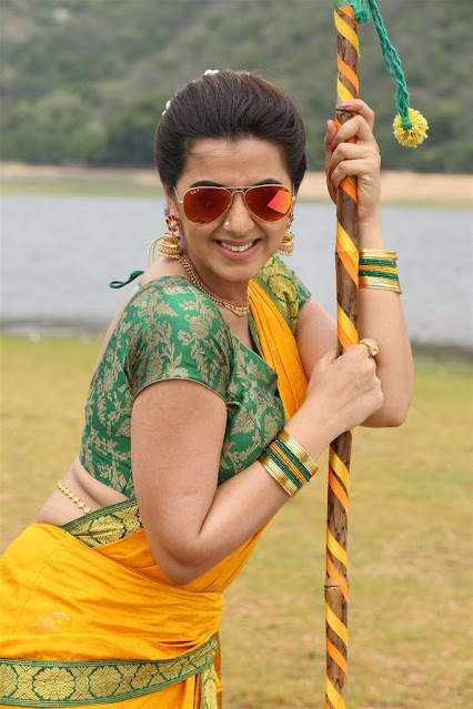 Nikki Galrani Kannada Actress Latest Cute Stills In Saree 24