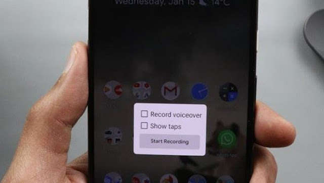 Screen Record Google Pixel