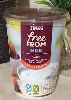 Tesco free from unsweetened soy yogurt Tesco free from unsweetened soy yogurt