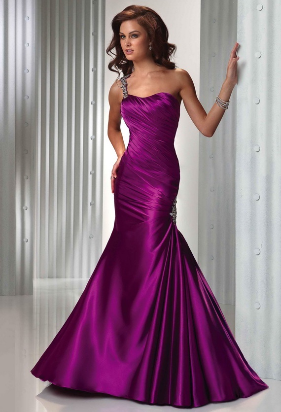  Purple  Bridesmaid  Dresses 