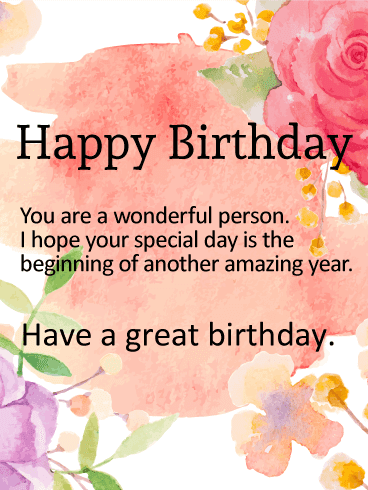 Birthday Wishes for Someone Special