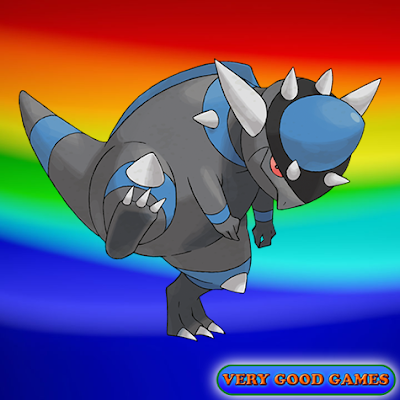 Rampardos Pokemon - creatures of the fourth Generation, Gen IV in the mobile game Pokemon Go
