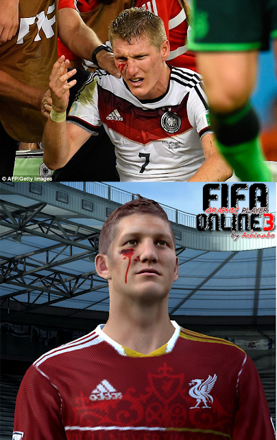 COPY PASTE BLOG: Schweinsteiger FACE WC 2014 (Blood)