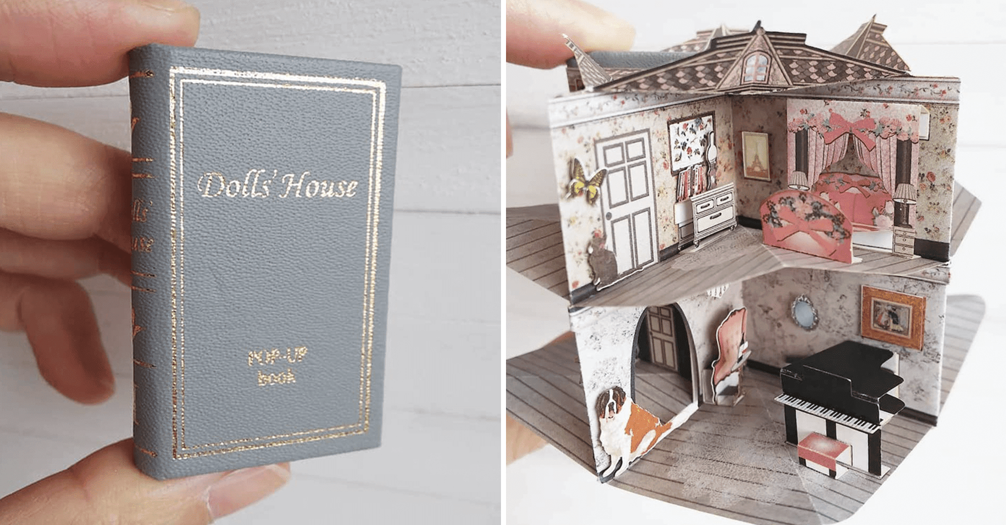 maravillosos libros pop-up miniatura