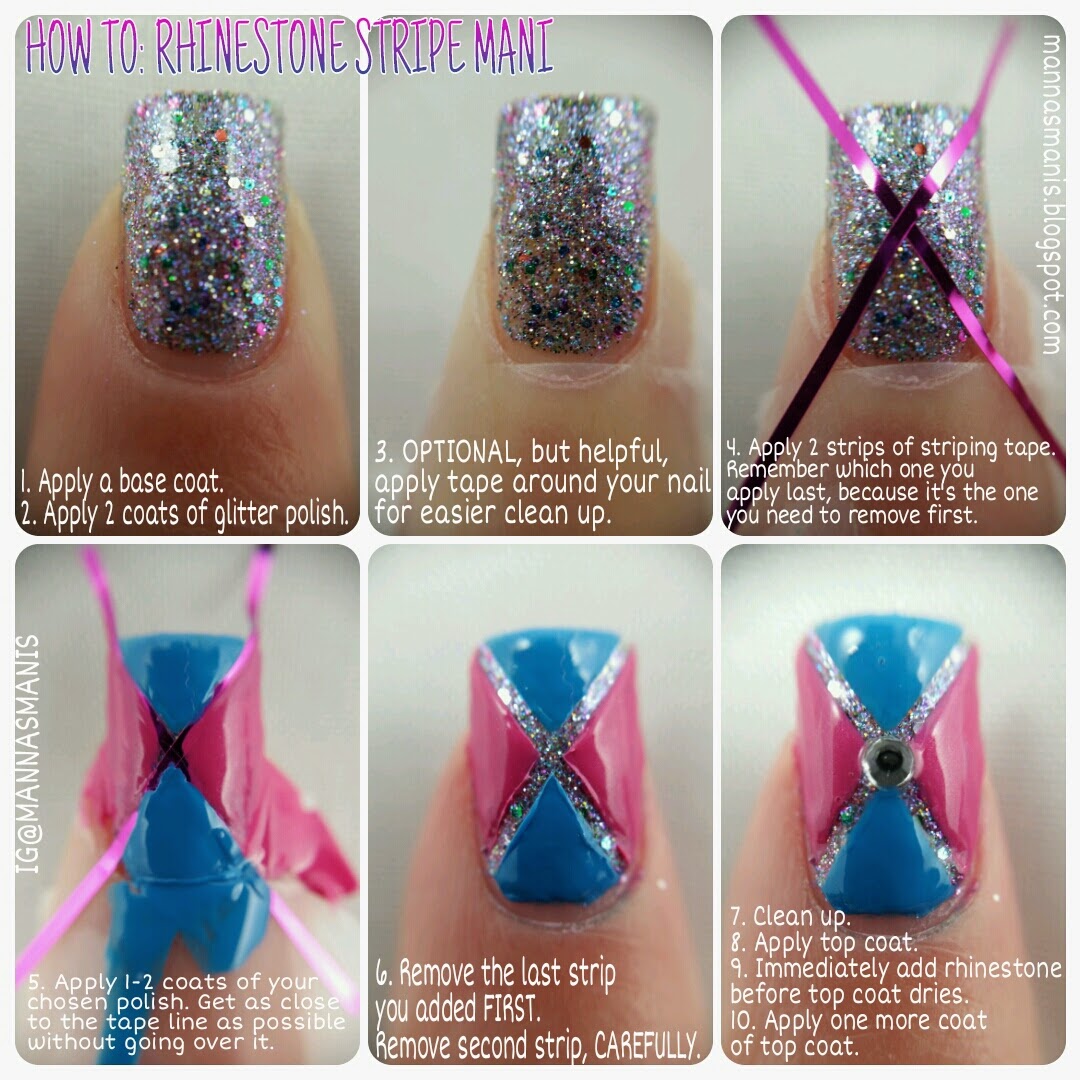 step by step nail art