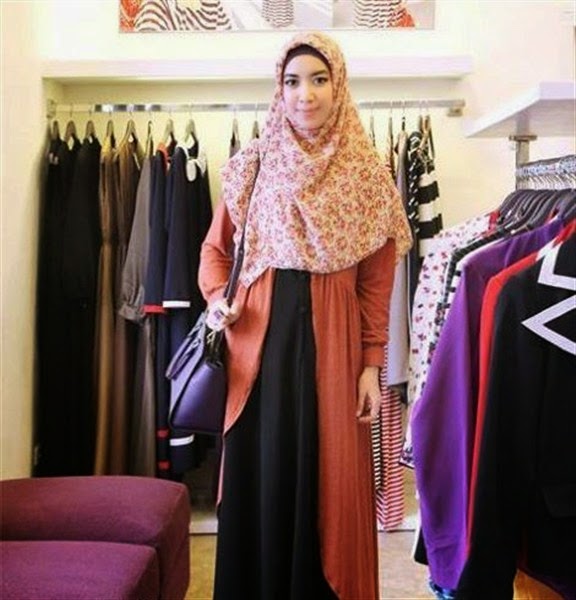 Contoh Model Baju Hamil Hijab Muslim Modis dan Trendy Terbaru 2016/2017