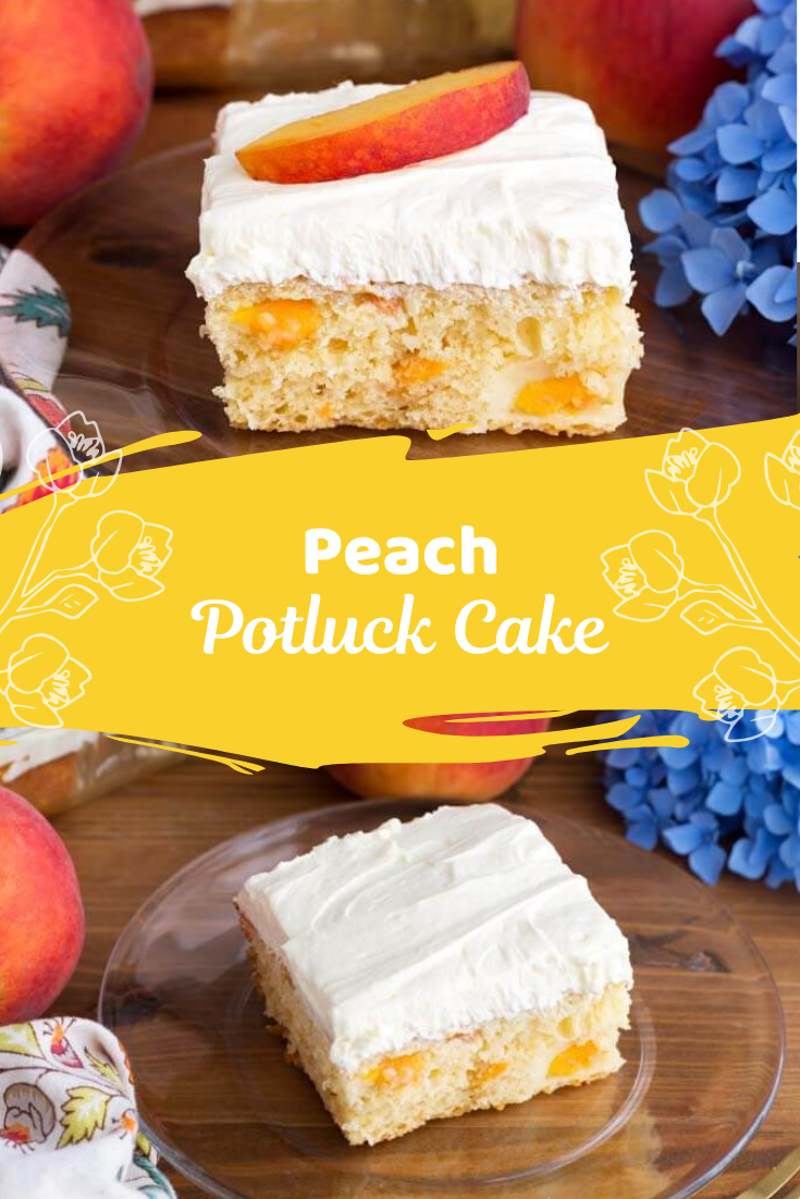 Peach Potluck Cake
