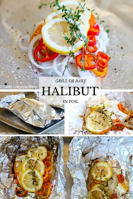 Grilled Halibut in Foil Packets Special Recipe