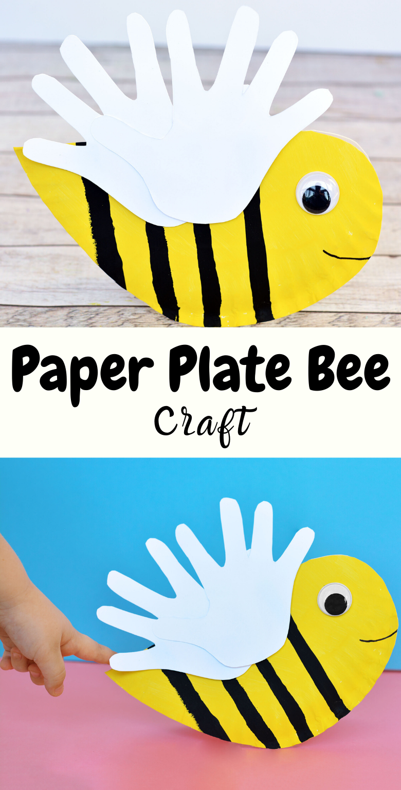 Paper Plate Bee Craft Messy Little Monster