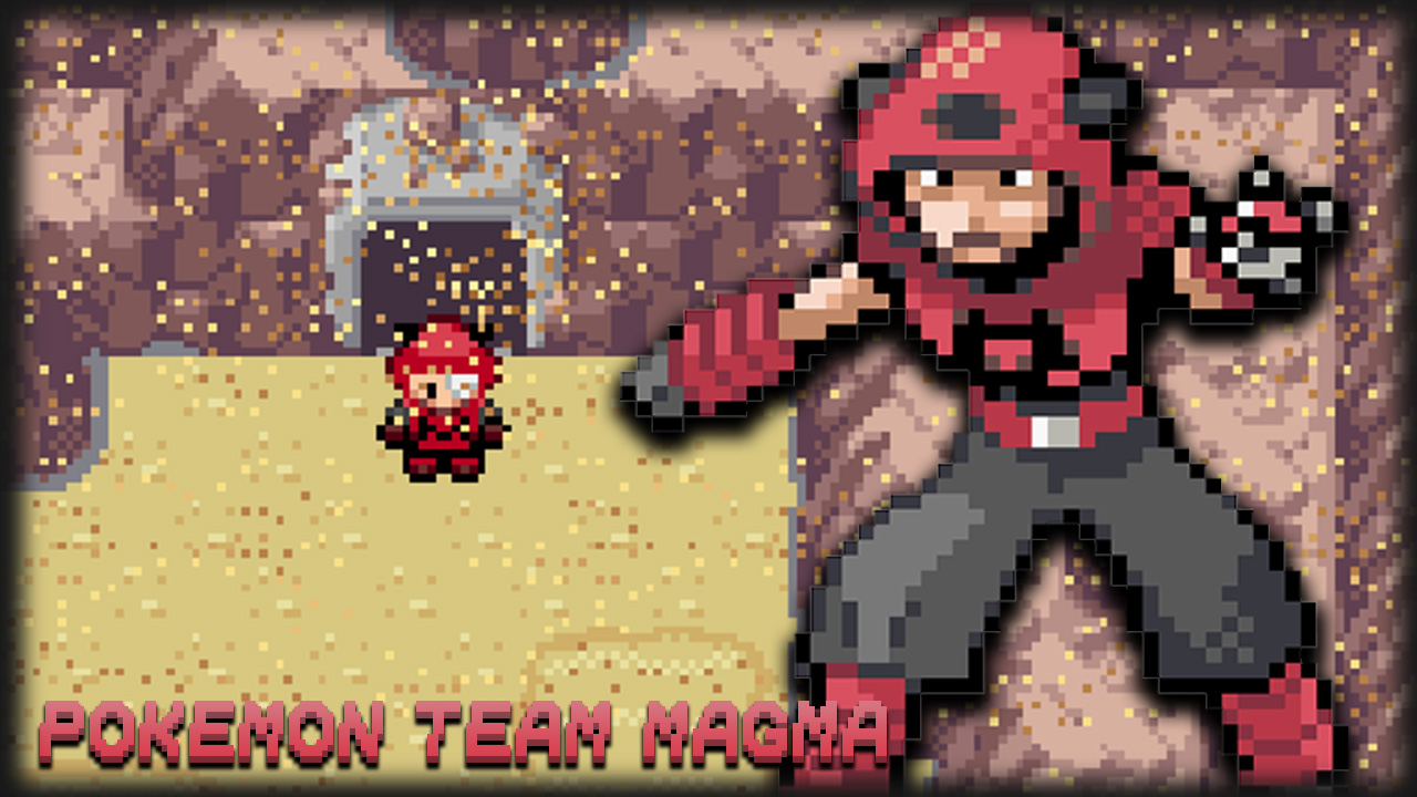 Pokemon Team Magma Edition GBA