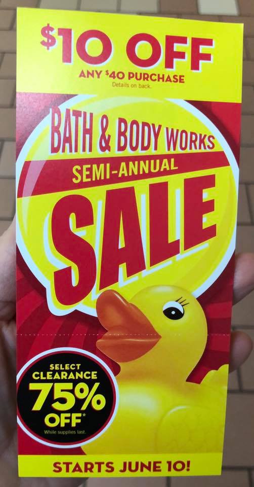 Life Inside the Page Bath & Body Works Semi Annual Sale Coupon Available Today In Stores