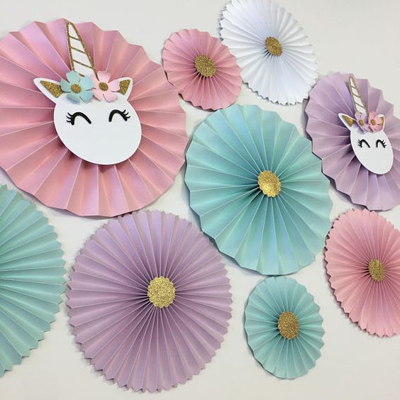 19 Ideas decorativas y souvenirs con moldes para tu fiesta de unicornios ~  cositasconmesh