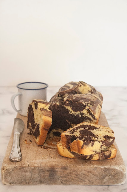 Plumcake marmorizzato al cacao, la ricetta senza burro