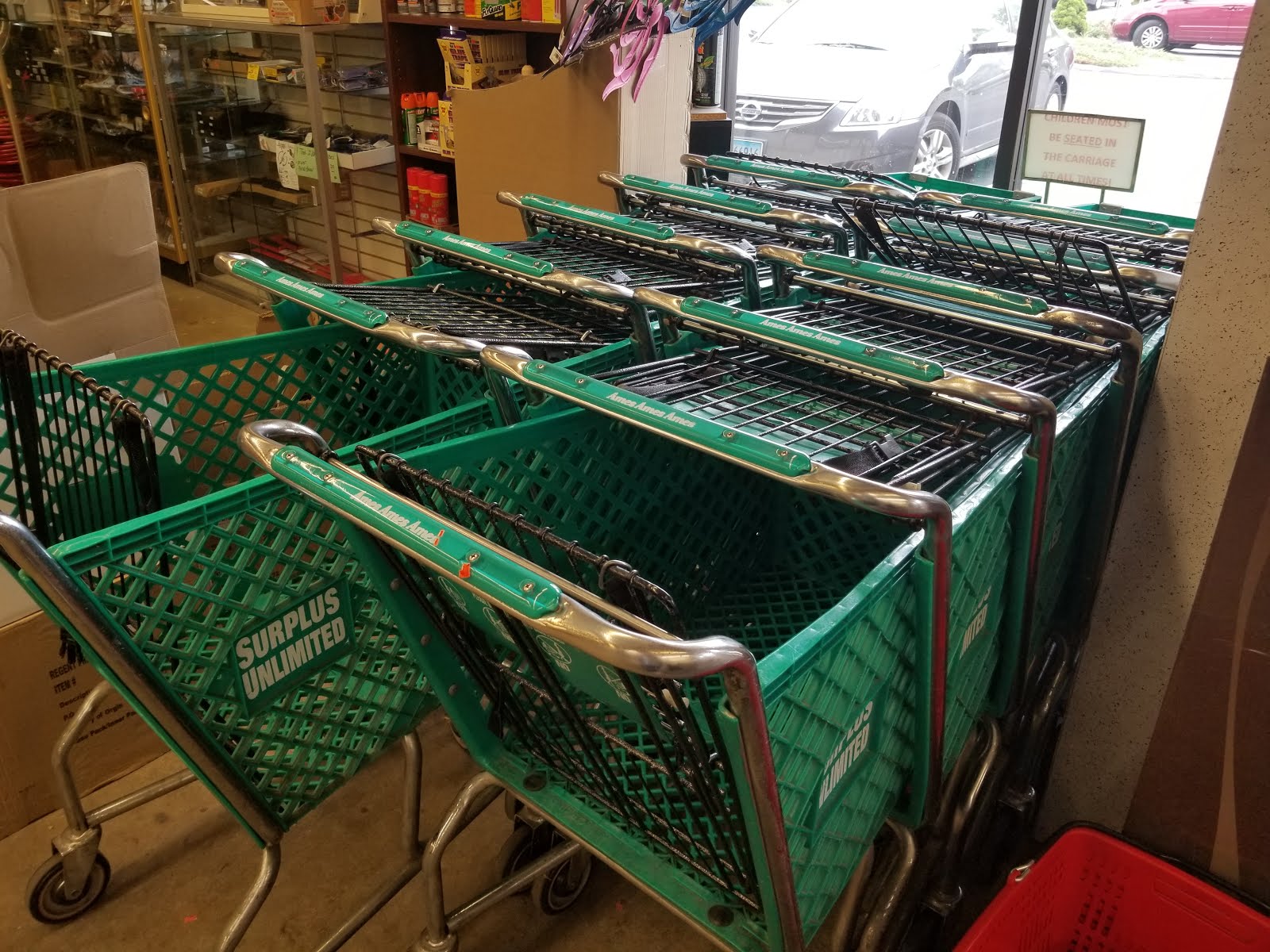 Surplus Unlimited Norwich, CT [AMES CART SIGHTING] Brands "R" Us