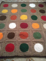 ProsperityStuff Crochet: Brown-Fall Circle Granny Afghan