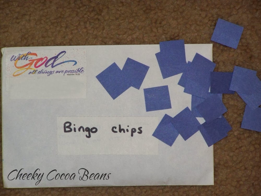 Cheeky Cocoa Beans WFMW Homemade Bingo Games for Learning