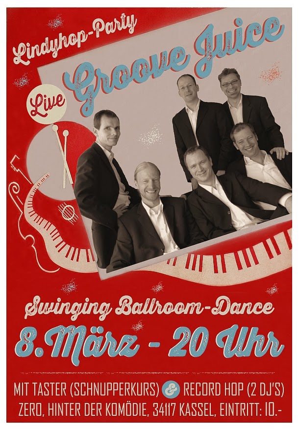 swingkassel.de 8. März LindyhopTanzparty mit "Groove Juice"