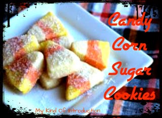 Candy Corn Sugar Cookies