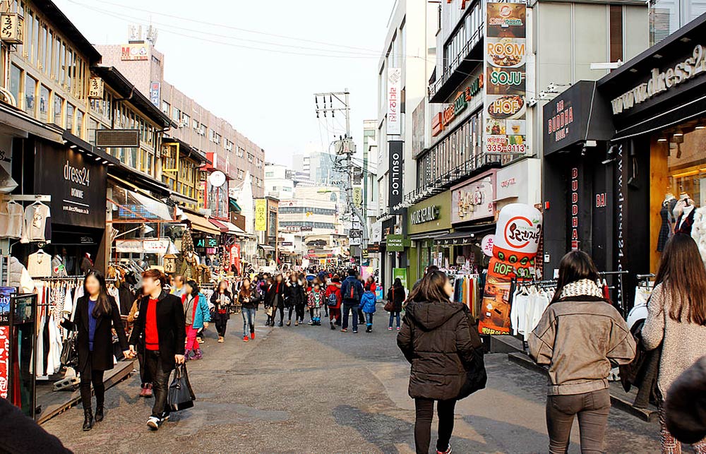 Hongdae Shopping District - Why Seoul is a Perfect City to go for a Girl's Trip
