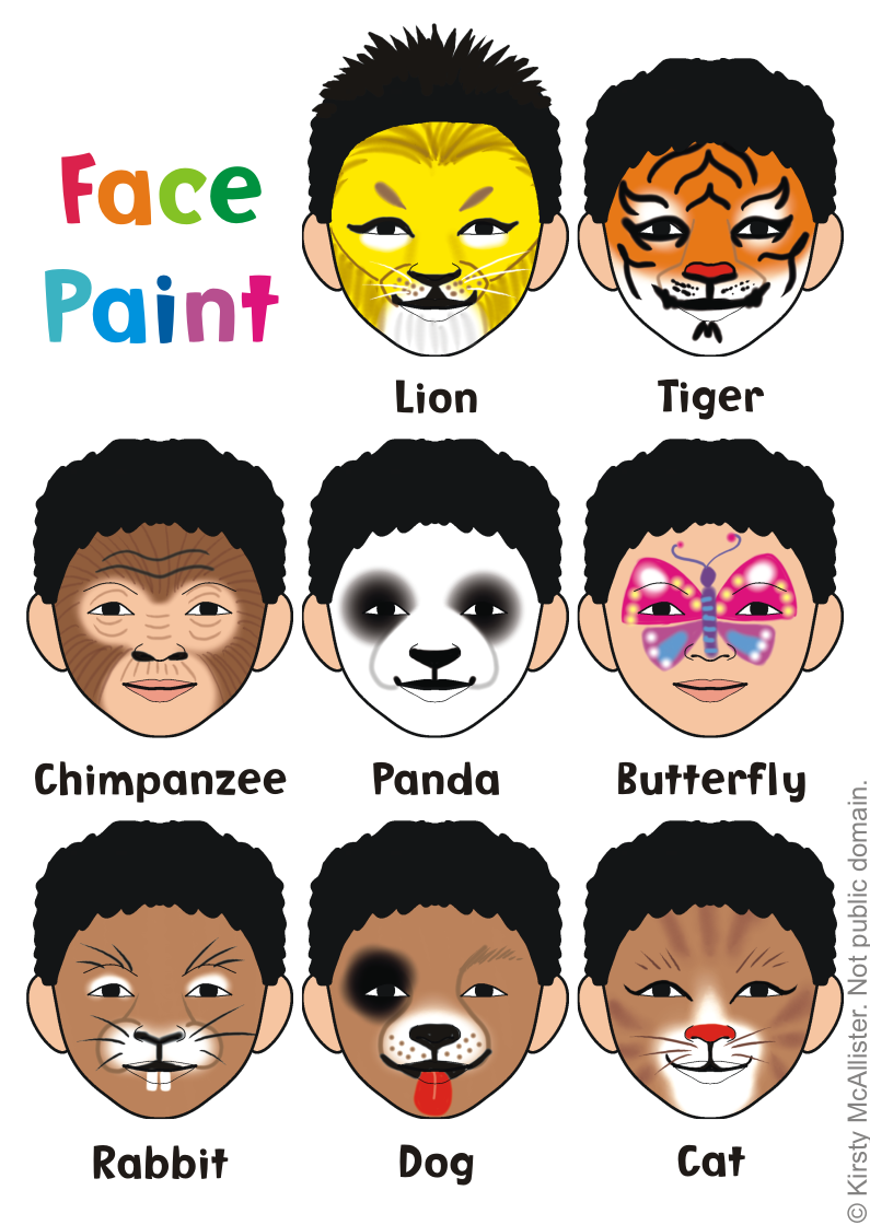 easy-face-painting-templates-printable-printable-word-searches