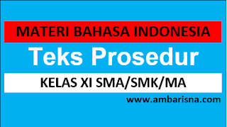 Teks Prosedur