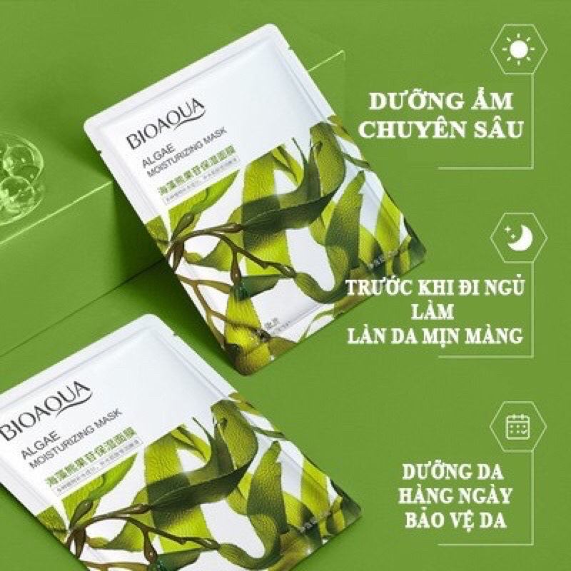 Mặt nạ cao cấp nội địa trung BIOQUA, cấp ẩm, ngừa mụn, mềm mịn, làm trắng da