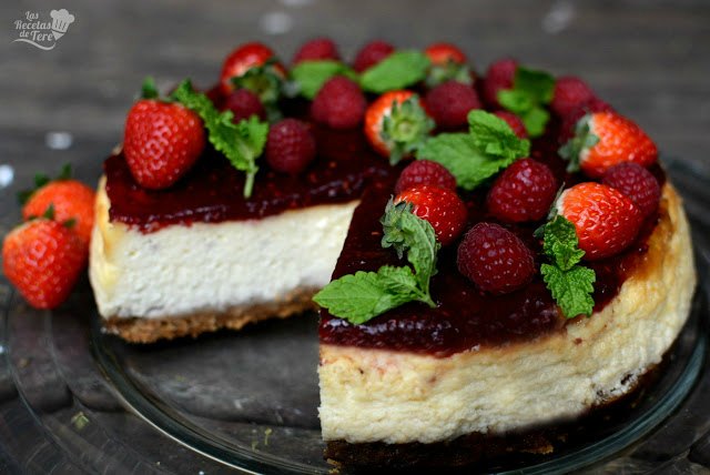 Cheesecake de frutos rojos