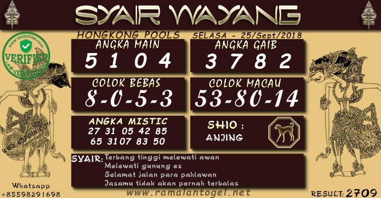 Forum Syair Hongkong Hk 25 September 2018 Kode Syair Sgp Hk Sd Motesia