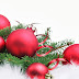 Fondo de Pantalla Navidad bolas rojas en abeto 