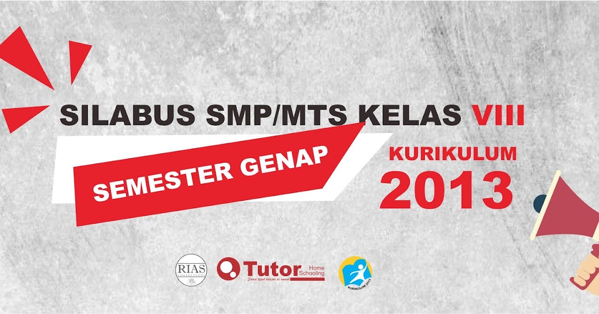 Gudang Ilmu silabus SMP/MTS kelas 8 semester genap