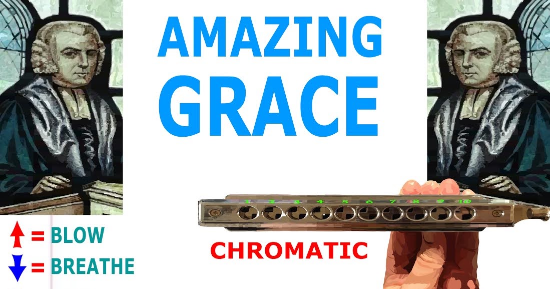 Harmonica TABS for Amazing Grace Chromatic