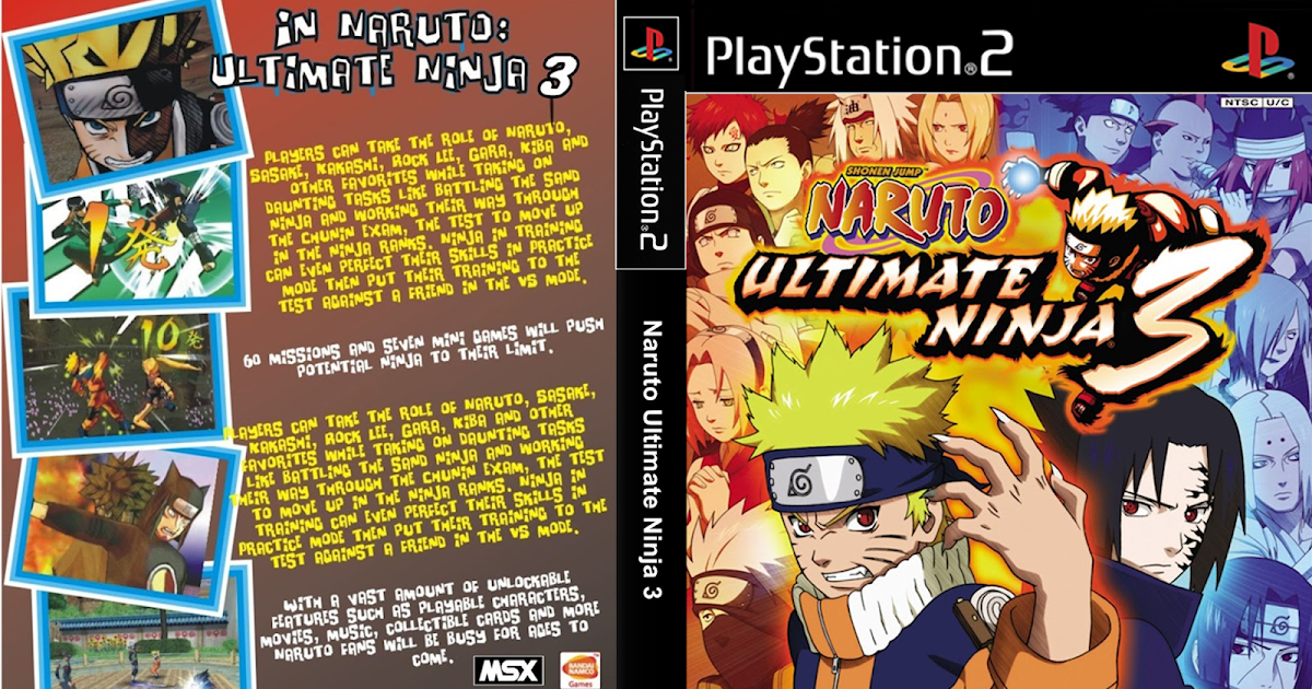 Revivendo a Nostalgia Do PS2 Naruto Ultimate Ninja 3 Ps2