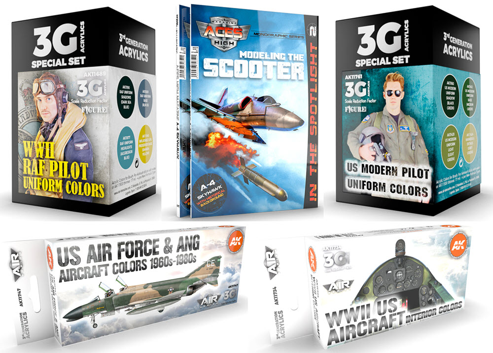 The Modelling News Preview Look in the sky! AK Interactive's new 3G AIR & Scooter book for