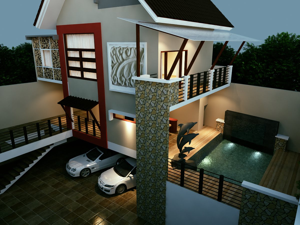 70+ Desain Rumah Mewah Sketchup - Sisi Rumah Minimalis