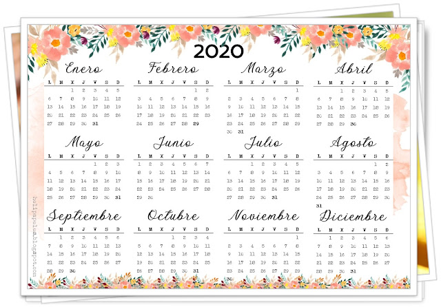 Calendario anual 2020