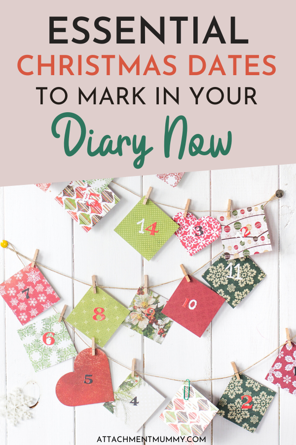 All the Essential Christmas Dates for Your Diary updated for 2022!